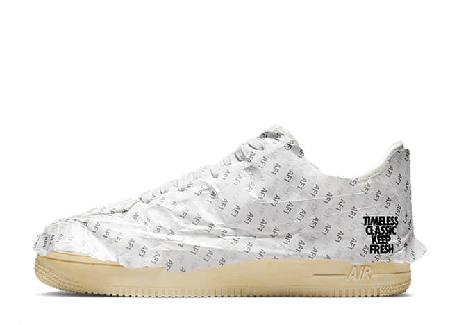 ナイキ エアフォース 1 '07 Lv8 "Keep ‘Em Fresh" ホワイト/セイルペール アイボリーバスト グレー