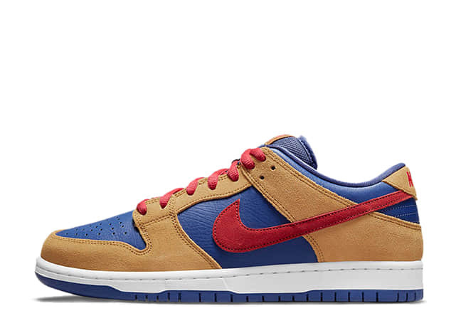 Nike SB Dunk Low Pro Wheat/Light Fusion Red-Dark Purple