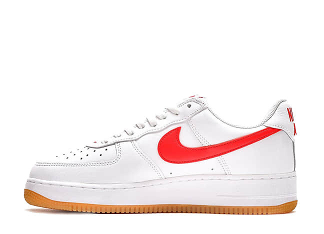 ナイキ エアフォース 1 '07 アニバーサリー エディション "カラー オブ ザ マンス" ホワイト/ユニバーシティレッド