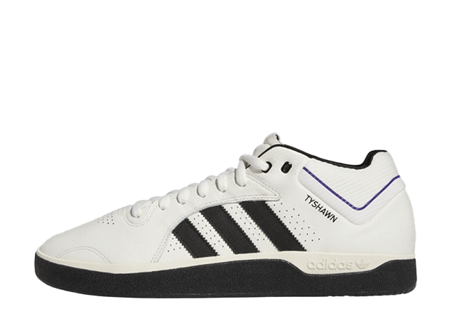 adidas Tyshawn "Cloud White/Core Black/Collage Purple"