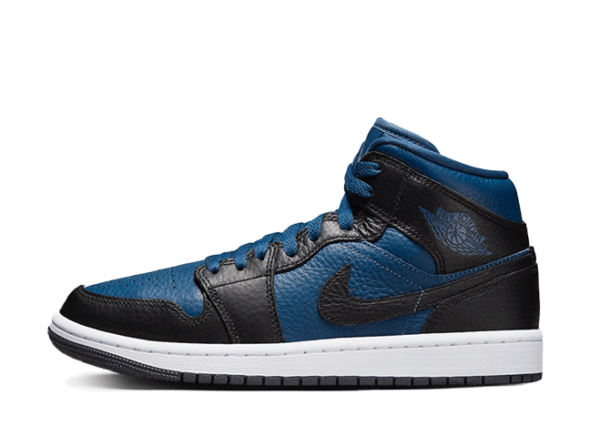 Nike Wmns Air Jordan 1 Mid Split "French Blue" French Blue/Black/White