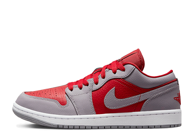 ナイキ ウィメンズ エアジョーダン1 ロー Se "スプリット" ジムレッド/セメントグレイ-ブラック