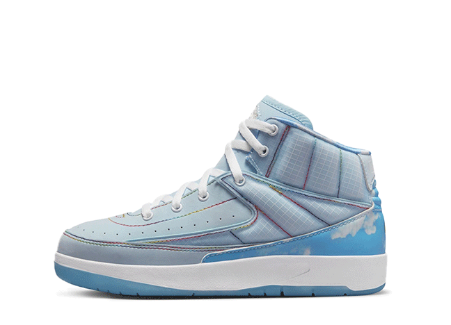 J Balvin × Nike PS Air Jordan 2 Retro SP "Celestine Blue/White-Multi-Color" Multi-Color