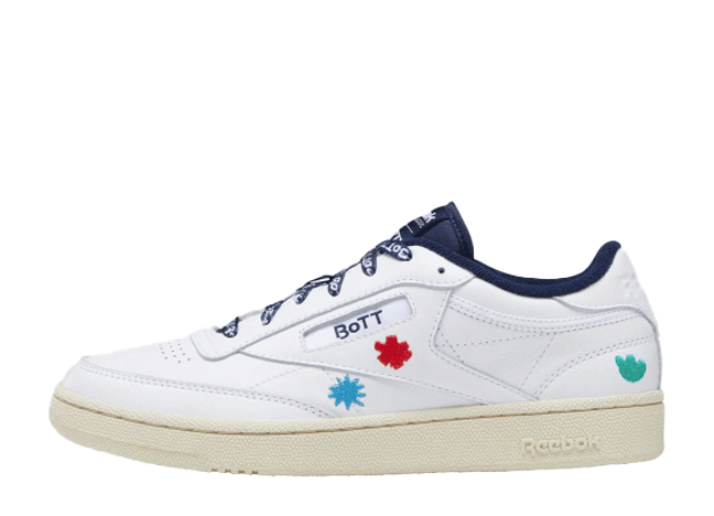BoTT × Reebok Club C "White" Footwear White/Vector Navy/Cold Grey