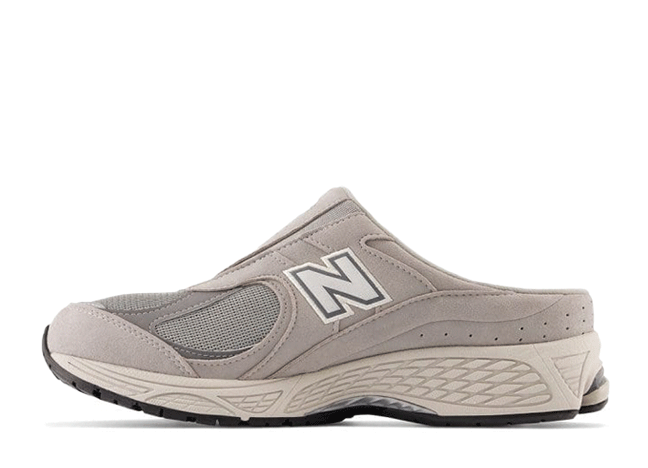 New Balance 2002R Mule "Gray/Silver" Gray/White