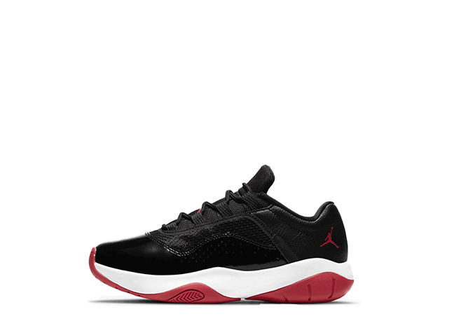 ナイキ GS エアジョーダン11 コンフォート ロー "ブラック/ホワイト/ジム レッド" ブラック/ホワイト/ジム レッド