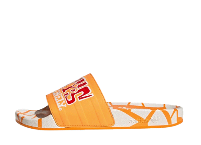 トニーズチョコロンリー × アディダス アディレッタ "オレンジラッシュ/ビビッドレッド/フットウェアホワイト"