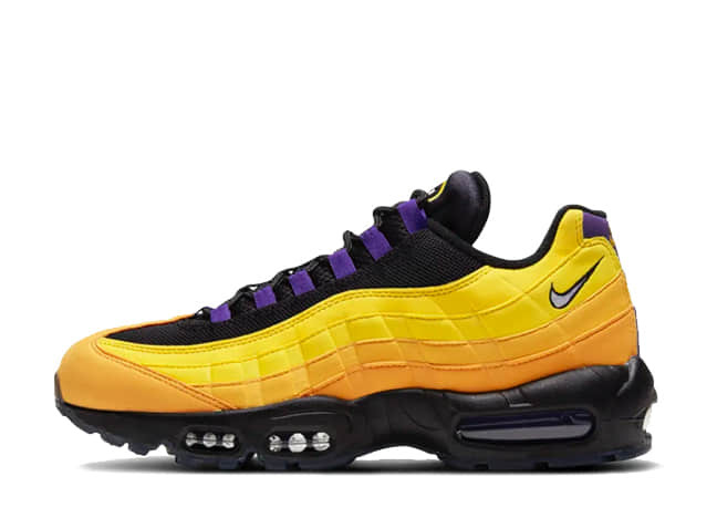 ナイキ エアマックス 95 Qs "レブロン ジェームズ" ブラック/ホワイトアマリロコート パープル