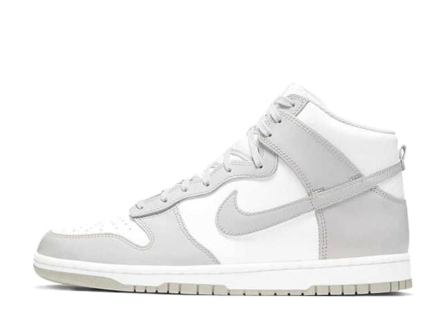 Nike Dunk High Retro "Vast Grey" White/Vast Grey