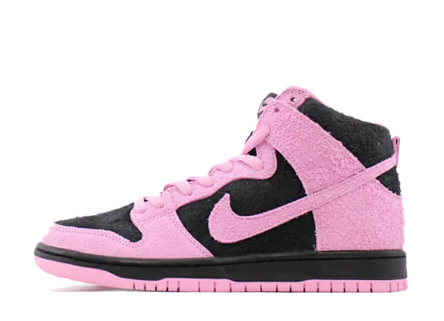 ナイキ SB ダンク ハイ プロ Prm "インバート セルティックス" ブラック/ピンク ライズ