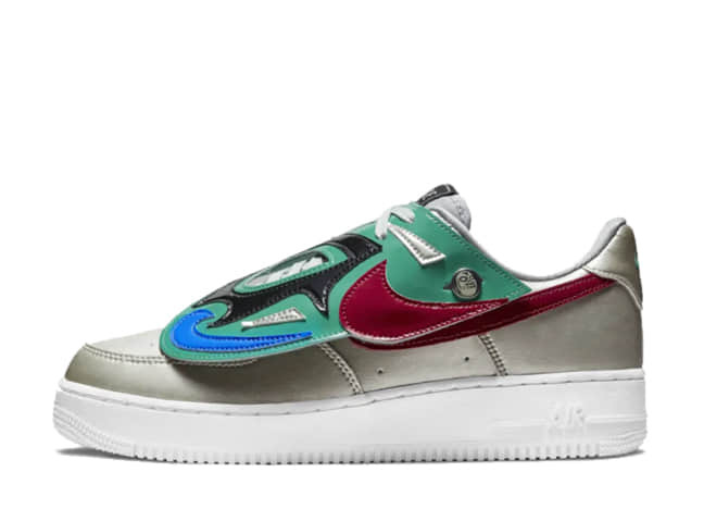 ナイキ エアフォース 1 '07 "ルチャリブレ" シルバー