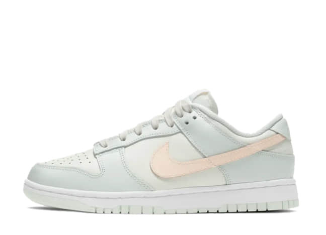 ナイキ ウィメンズ ダンク ロー セイル/クリムゾン ティントバーリー グリーンホワイト