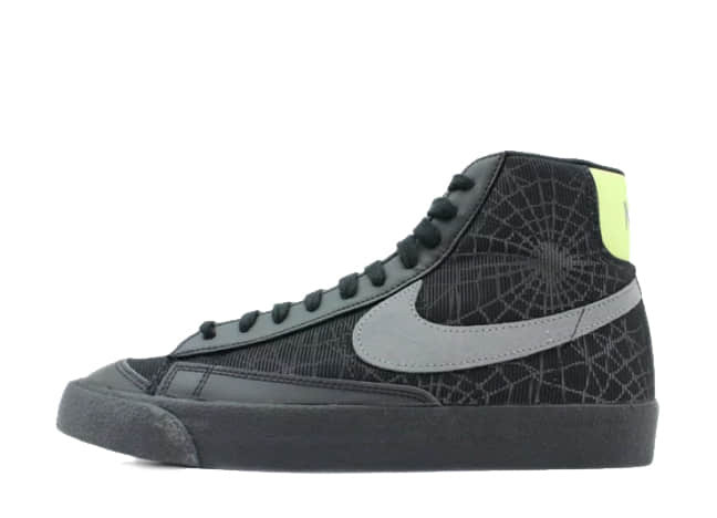 ナイキ ブレーザー ミッド '77 "スパイダー ウェブ" ブラック/スモーク グレーライムライト