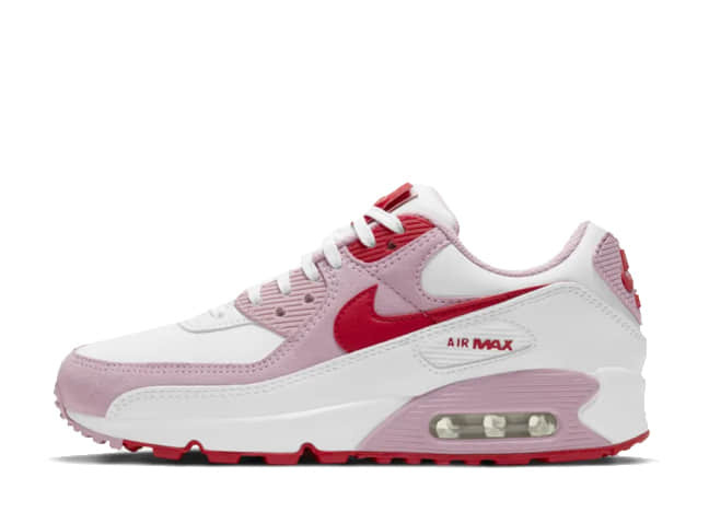 Nike Air Max 90 "Valentine’S Day" White/University Red-Tulip Pink