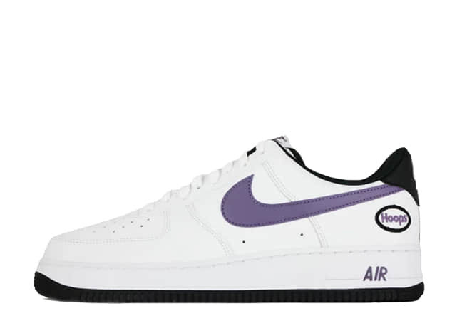 ナイキ エアフォース 1 ’07 Lv8 フープスパック "ホワイト/クレヨンパープル"