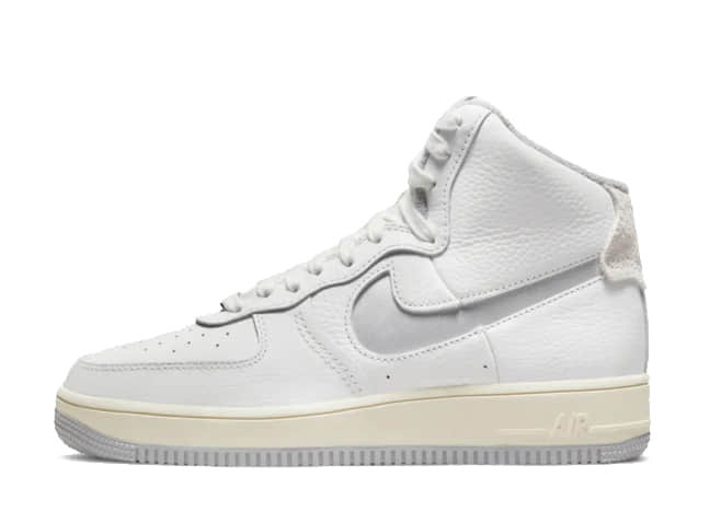 Nike Air Force 1 Sculpt Summit White/Silver-Coconut Milk-Summit White-Wolf Grey