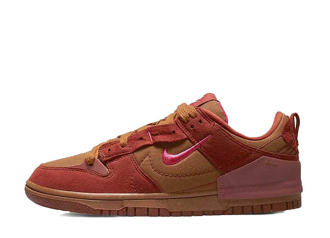 Nike Dunk Low Disrupt 2 Desert Bronze/Pink Prime-Rugged Orange
