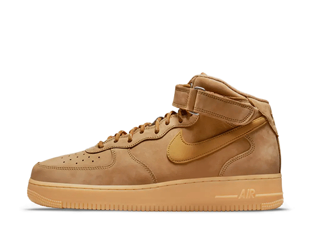 ナイキ エアフォース 1 ミッド "フラックス" フラックス/フラックスガム ライト ブラウンアウトドア グリーン