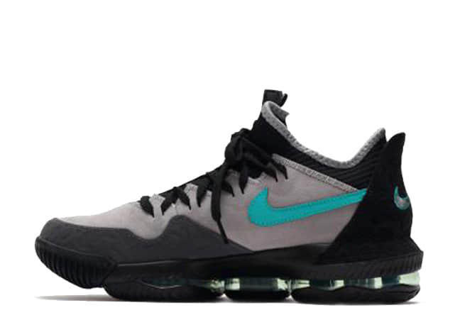 Nike Lebron 16 Low "Air Max 1 Elephant" Black/Wolf Grey-Hyper Jade