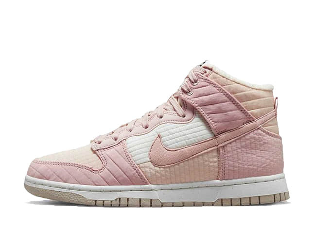 ナイキ ウィメンズ ダンク ハイ Lx ネクスト ネイチャー "トースティー" ラスティ ピンク/リネンホワイト