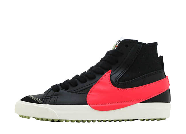Nike Blazer Mid ’77 Jumbo Black/Bright Crimson-Sail-Olive Aura