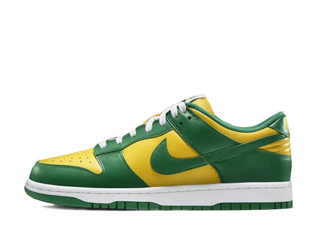 Nike Dunk Low Sp "Brazil" Varsity Maize/Pine Green-White