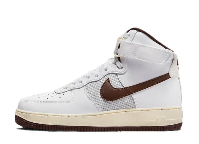 ナイキ エアフォース 1 ハイ ’07 Lv8 "ヴィンテージ" ホワイト/ライト チョコレートグレー フォグココナッツ ミルク