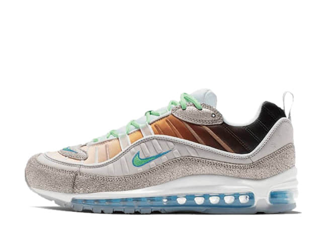 Nike Air Max 98 Oa Gs “La Mezcla” Vast Grey/Electro Green/Blue Hero