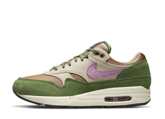 ナイキ エアマックス 1 Nh "スカンク/420" ツリーライン/ライト ボルドー