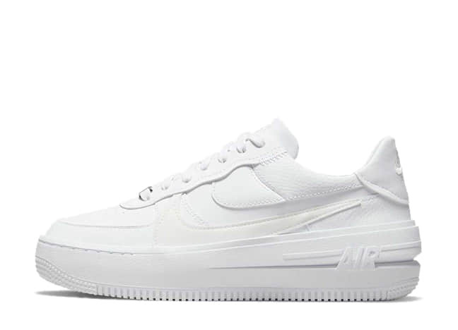 Nike Wmns Air Force 1 Plt.Af.Orm "Triple White" White/Summit White/White