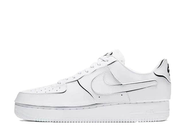 ナイキ エアフォース 1/1 ホワイト/ホワイトブラック