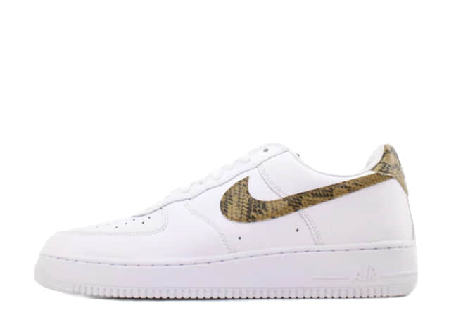 Nike Air Force 1 Low Retro Prm Qs "Ivory Snake" White/Elemental Gold