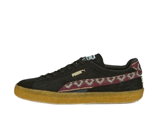 Puma Suede Crepe Pattern "Black"