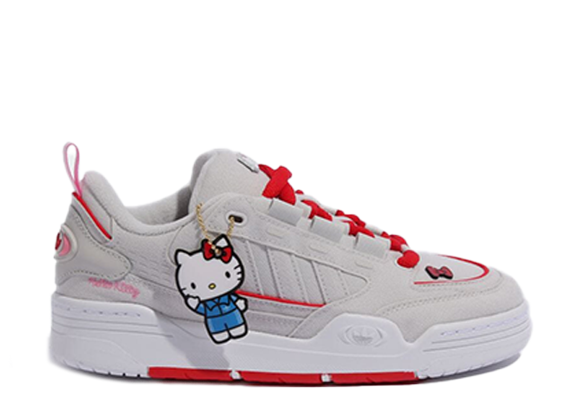 adidas Hello Kitty Adi2000 "Footwear White/Footwear White/Vivid Red"