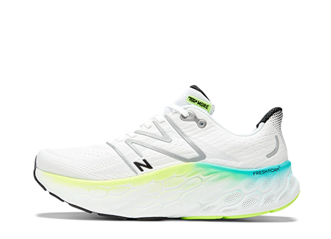New Balance Fresh Foam X More v4 WT4 "White/Green" White/Green