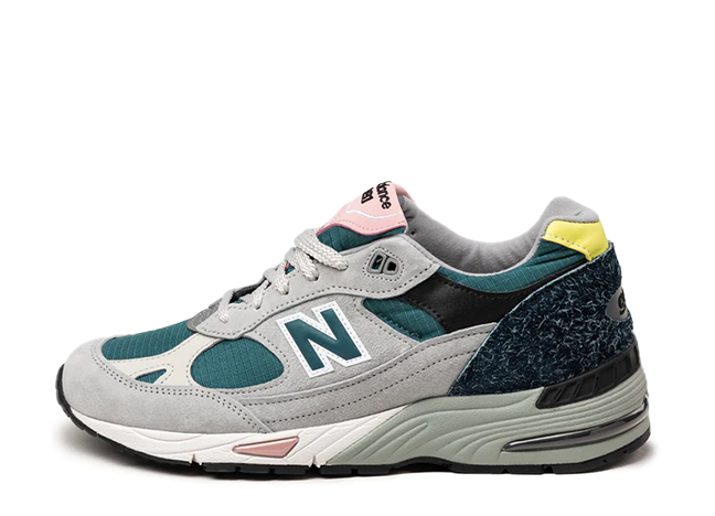 New Balance 991 "Grey/Teal" Majolica blue