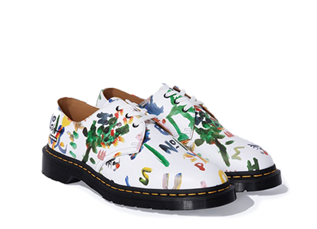 Yohji Yamamoto × Supreme × Dr.Martens 3eye-Shoe "White" White/White