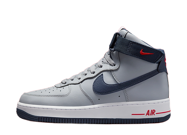 Nike Wmns Air Force 1 High "Patriots" Grey/Red/Navy
