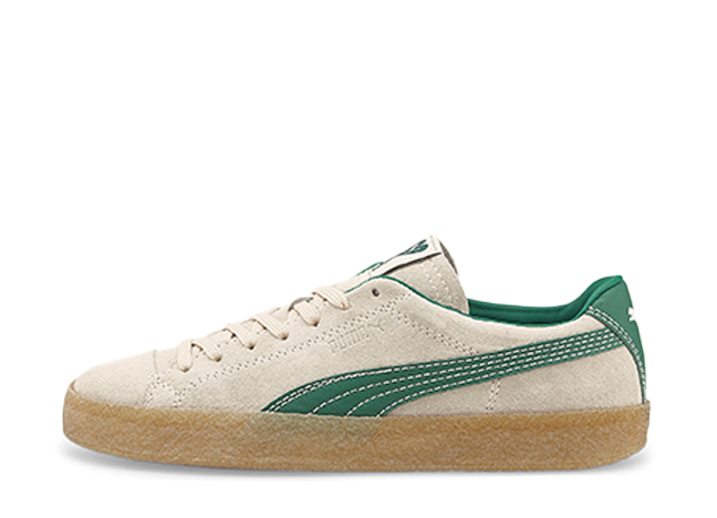 AMI × Puma Suede Crepe "Pristine" Green/Pristine