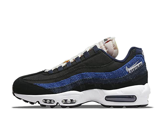 ナイキエアマックス 95 "エアマックス ランニング クラブ" ブラック/セイルオブシディアンディープ ロイヤル ブルー