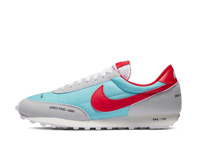 ナイキ デイブレーク ブリーチド アクア/チリ レッド