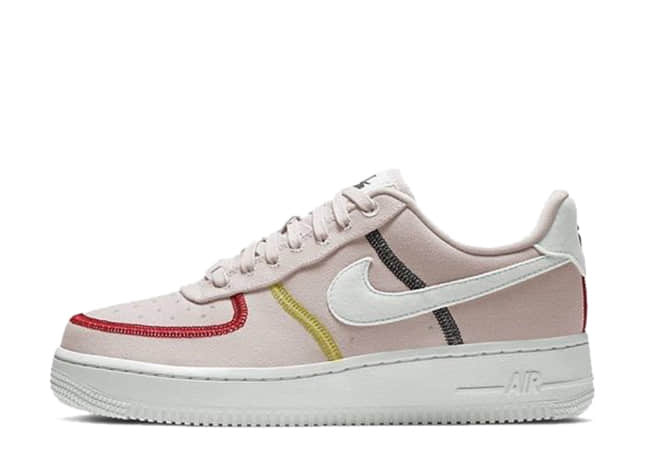 Nike Wmns Air Force 1 '07 Lx "Silt Red/Photon Dust/Bright Citron"