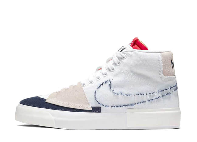 Nike SB Zoom Blazer Edge "White/Midnight Navy"