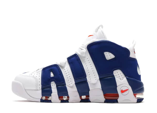 Nike Air More Uptempo White/Deep Royal Blue-Team Orange