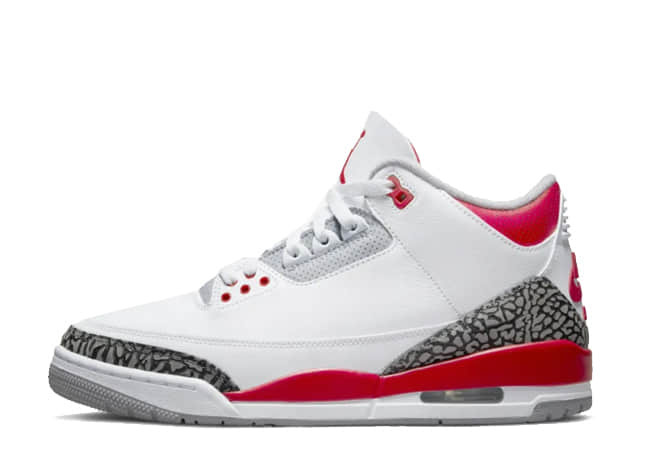 Nike Air Jordan 3 Retro Og "Fire Red" White/Fire Red-Neutral Grey-Black