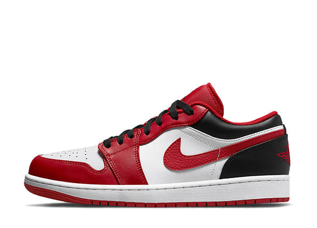 Nike Air Jordan 1 Low White/Gym Red-Black