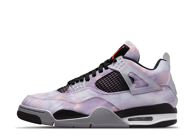 ナイキ エアジョーダン 4 レトロ "禅 マスター" アメジスト ウェーブ/ブライト クリムゾンブラックセメント グレー