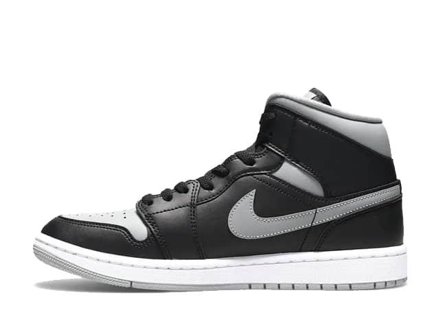 Nike Wmns Air Jordan 1 Mid Black/White/Particle Grey