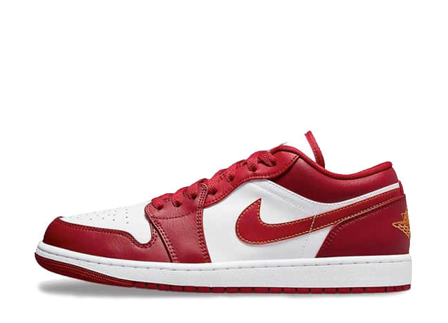 ナイキ エアジョーダン 1 ロー カーディナル レッド/ライト カレーホワイト