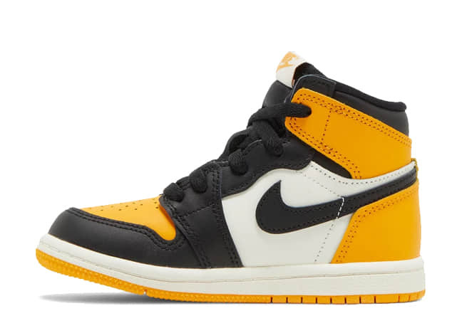 ナイキ エアジョーダン1 レトロ ハイ Og "イエロー トゥ" ブラック/タクシーホワイト